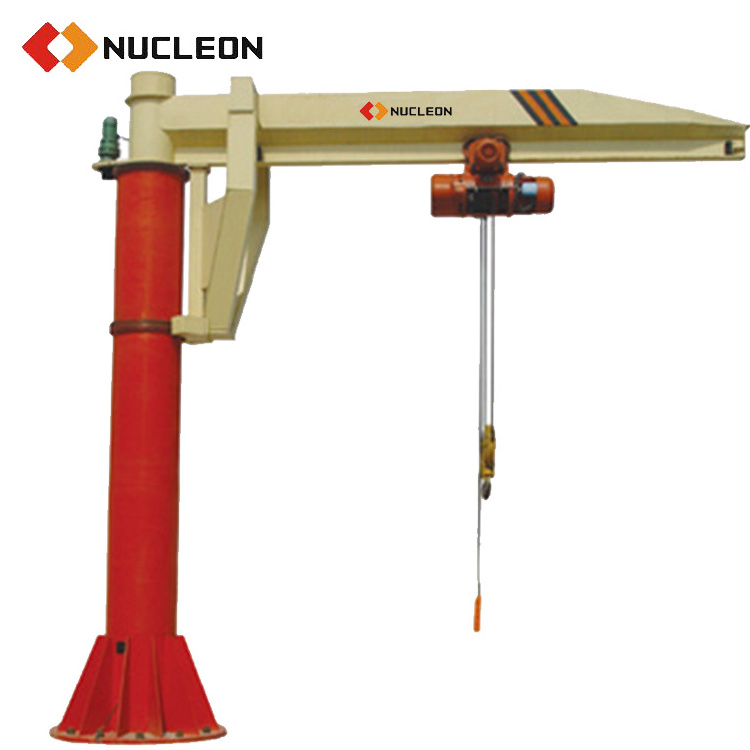 low price high quality Hydraulic Hoist Stationary Jib Crane 10 Ton