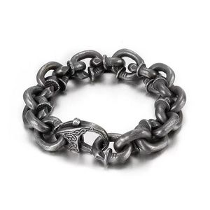 New Products Men's Stainless Steel Bracelet Men Bracelet Black Minimalist Trendy Jewelry Best Selling