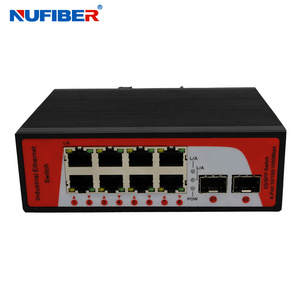 Full Gigabit 2 SFP slots 8 ports Industrial POE Ethernet Switch