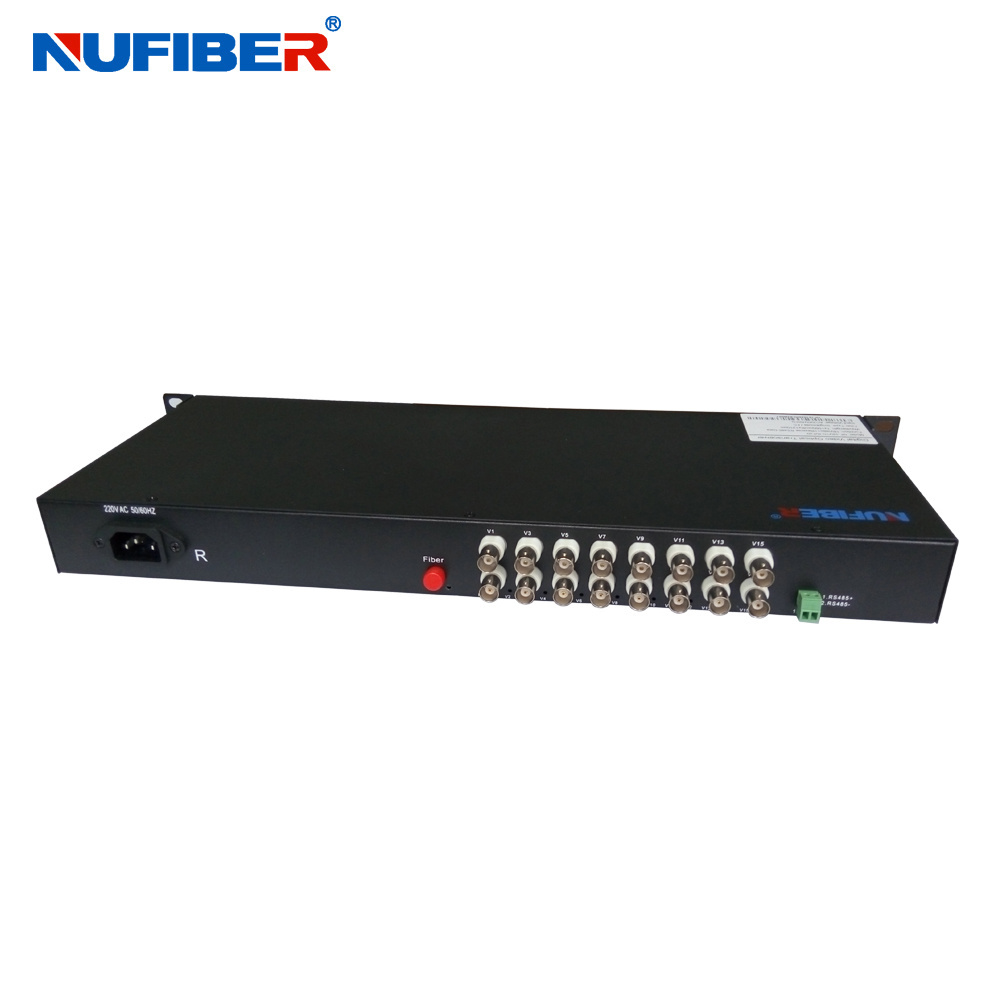 16 channel video for CCTV Camera system Digital video optical Fiber Media Converter