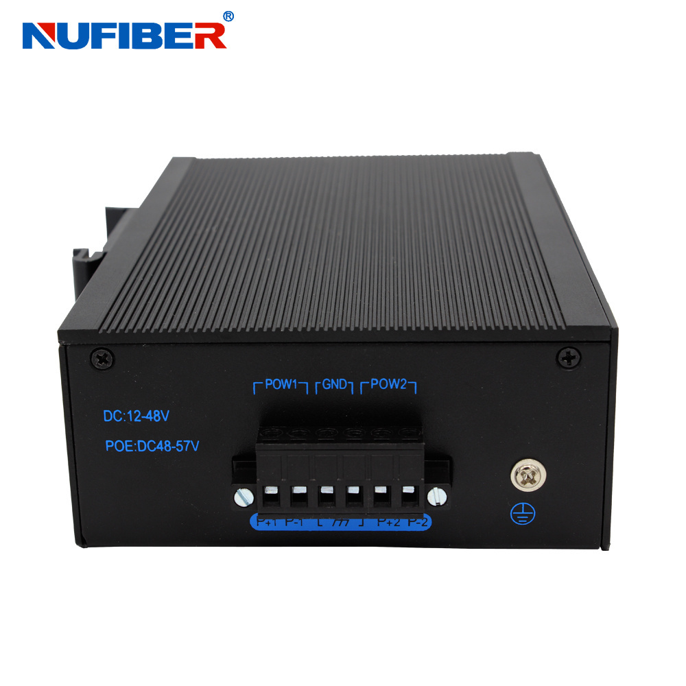 Full Gigabit 2 SFP slots 8 ports Industrial POE Ethernet Switch