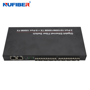 NF-A8002F 8sfp port+2rj45 port optic fiber switch ethernet network switch SFP switch