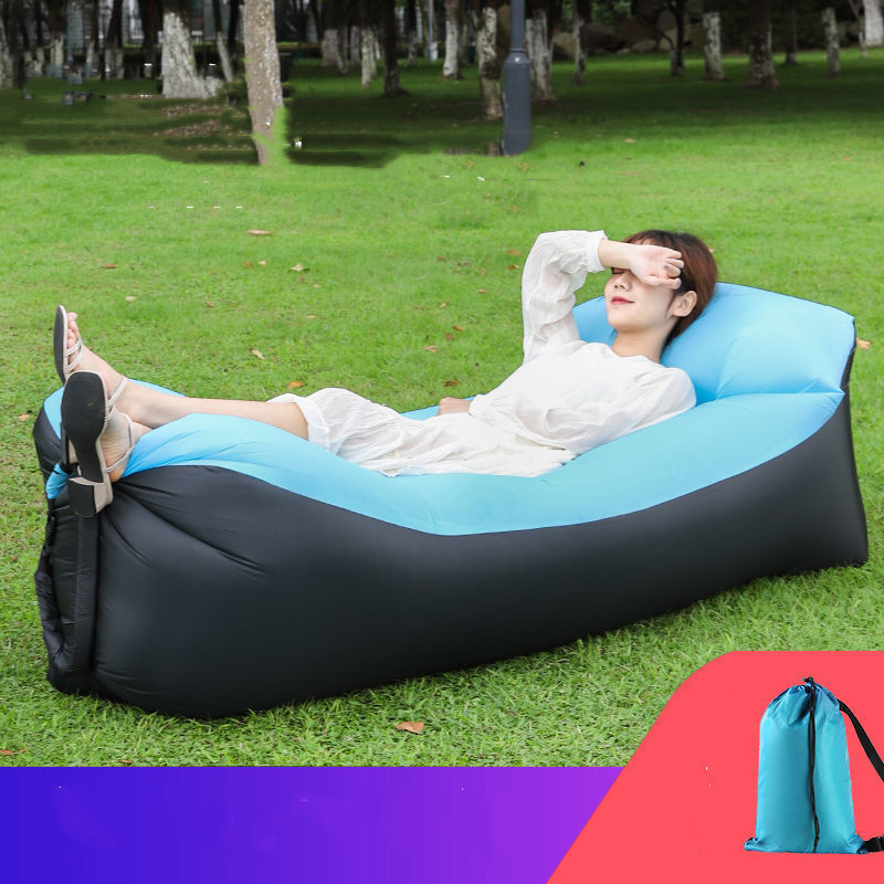 Air Sofa with pillow, Inflatable Lounger Inflatable Couch for Travelling, air Hammock Inflatable Lounger for adult