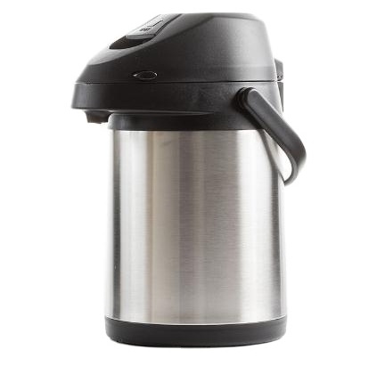 2.5L Double Wall Stainless Steel Coffee Airpot Coffee dispenser with pump Coffee Thermos Vacuum Flask