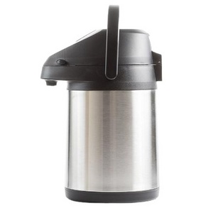 2.5L Double Wall Stainless Steel Coffee Airpot Coffee dispenser with pump Coffee Thermos Vacuum Flask