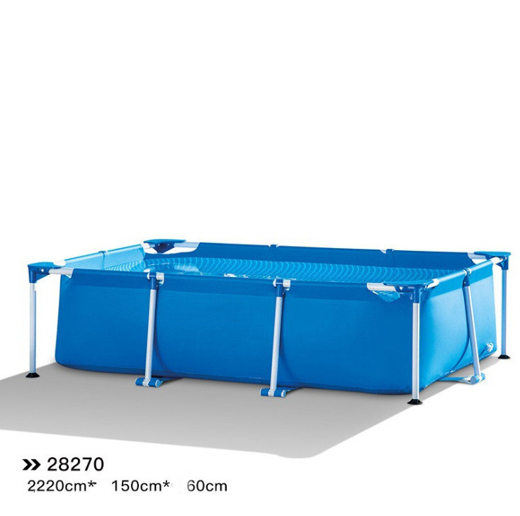 Rectangular Frame Above Ground Outdoor Child Safe Splash Swimming Pool