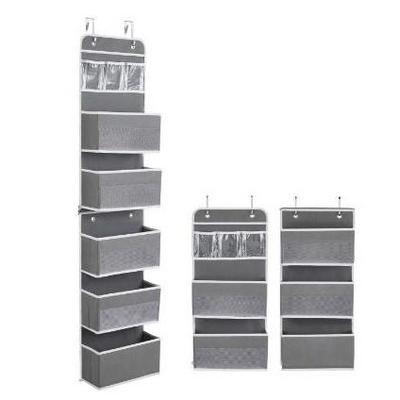 Hanging Closet Organizer 6-layer Wall Mount Storage Bag 61.41*5.31*14.5 inch non -woven fabric Door hanging Bag