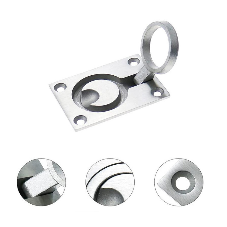 Durable Stainless Steel Marine Boat Deck Hatch Flush Pull Lift Handle Ring Door Knobs Handles Pull Ring