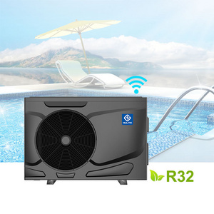 *China Nulite Europe R32 R410a Small WIFI Air Source DC Inverter Swimming Pool Heat Pump Air Water Spa Pool Heater Factory