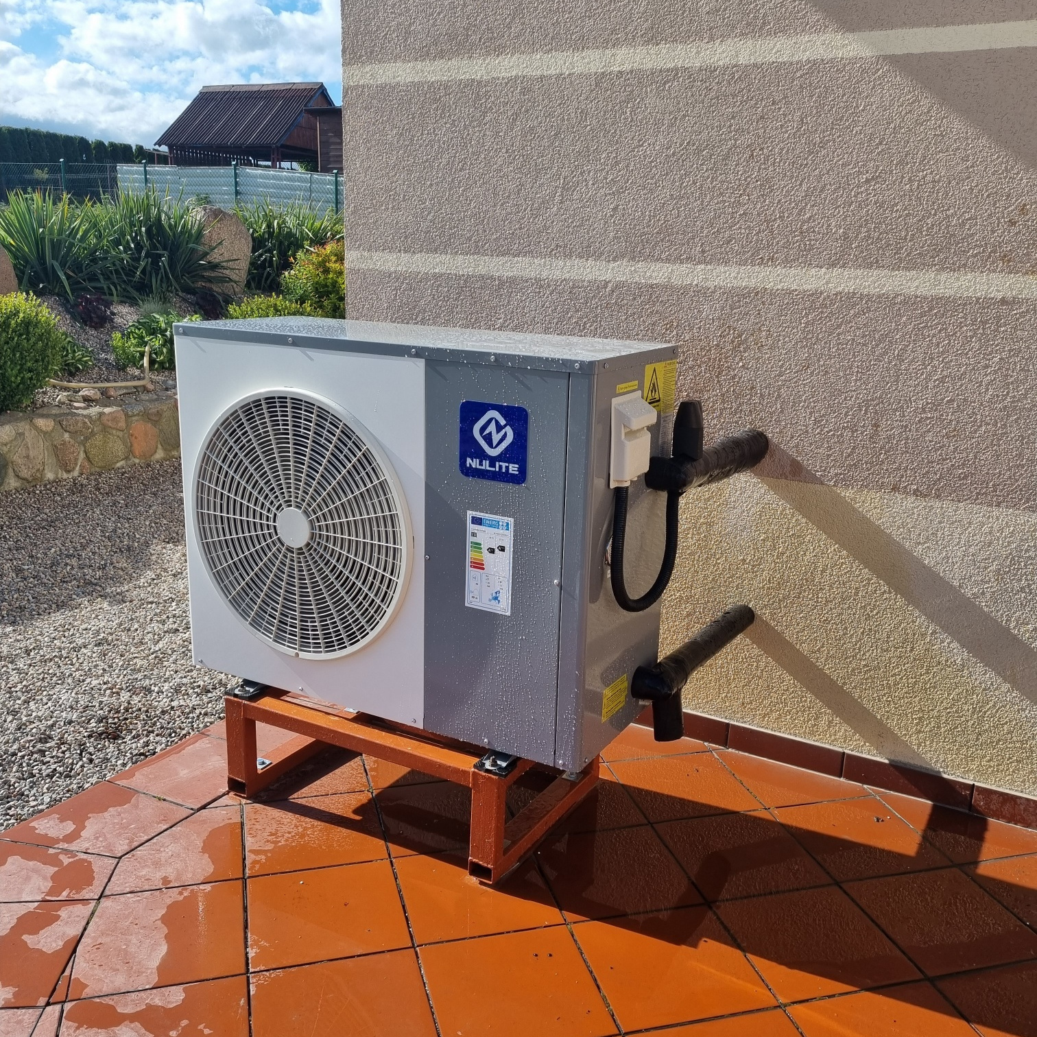 NuLite Heatpump 6kW 8kW 10kW Bomba de Calor Inverter Air Source Heat Pump floor heating for house