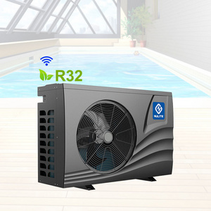 *Nulite High quality air source dc inverter swim pool R32 air to water heat pump used in Hotels Showering Sauna Spa pools