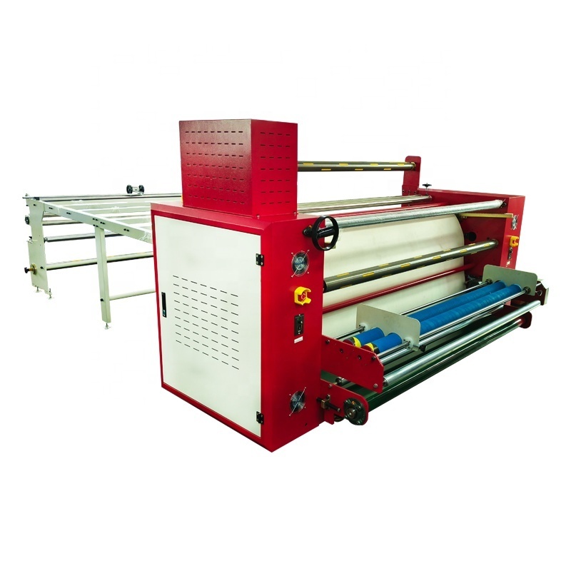 Multi-function customized large format Sublimation roll to roll oil heat drum Calendar heat press machine