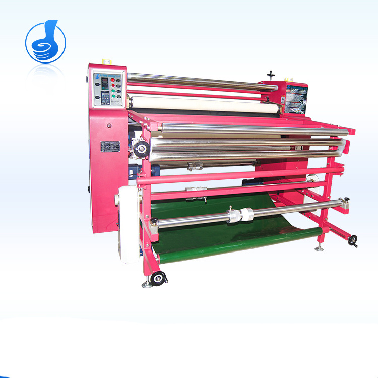 Automatic 67-Inch Oil Heated Drum Calender Heat Press Roll to Roll Machine for Label Printer New Condition