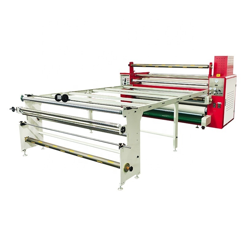 Multi-function customized large format Sublimation roll to roll oil heat drum Calendar heat press machine