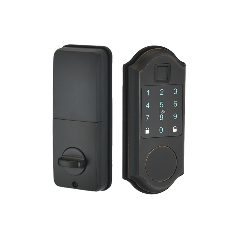 2023 Hot Sale Automatic Biometric Lock Wifi App Combination Home Security Fingerprint Lock