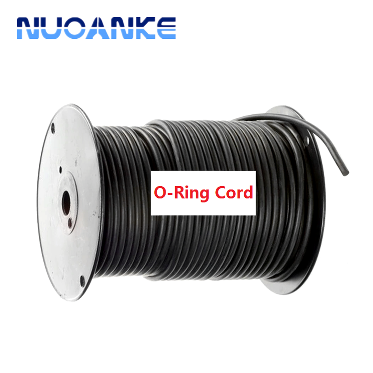 China Export High Temperature Oring Silicon Strip Solid Square Nitrile Rubber Cord NBR FKM EPDM Silicone Rubber Strip Seals