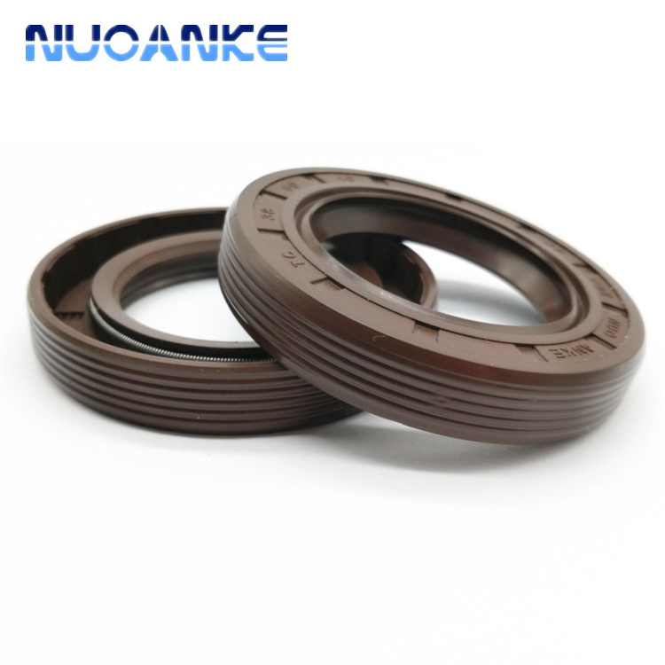 Wholesale Heat Resistance NBR FKM Black/Brown Shaft Oil Seal Double Lips Rubber Oil seal  TG Oil Seal