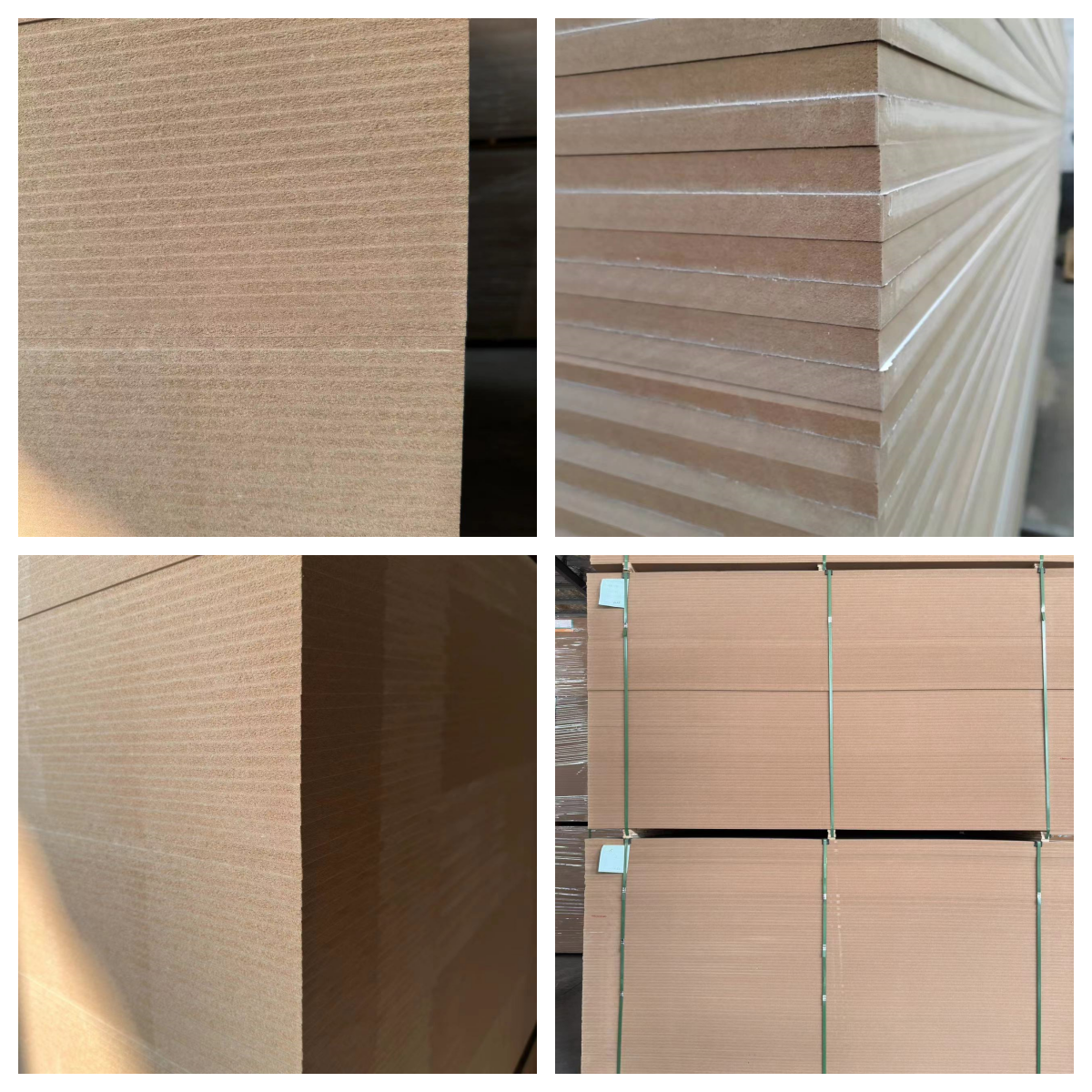 Eco-Friendly mdf board E0 E1 grade MDF HDF waterproof melamine MDF 1220x2440mm For Furniture or packing