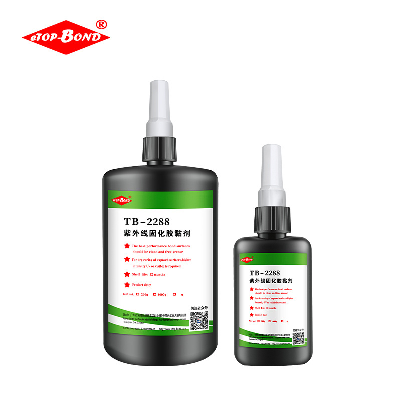 Tb-2288 Metal,Glass,Hardened Pc,Pet And Other Difficult To Bond Materials Uv Adhesive