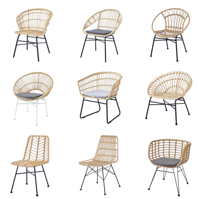 cafe balcony terrace wicker chair patio dining outdoor furniture rattan garden chairs waterproof