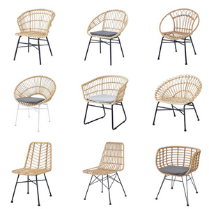 cafe balcony terrace wicker chair patio dining outdoor furniture rattan garden chairs waterproof