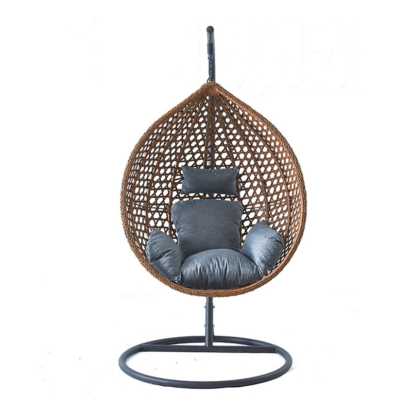 lounge teardrop furniture yellow french aluminum hammock knock down leather swivel egg chair