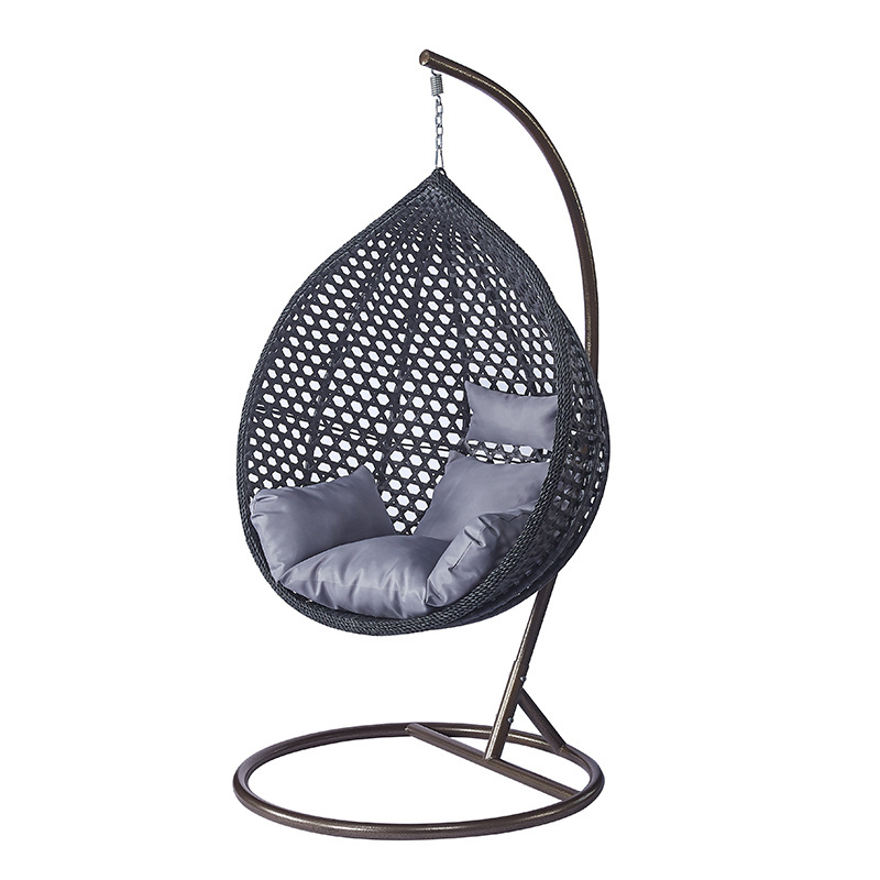 lounge teardrop furniture yellow french aluminum hammock knock down leather swivel egg chair