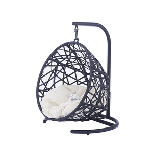 white egg pet hanging swinging chair for dog pets