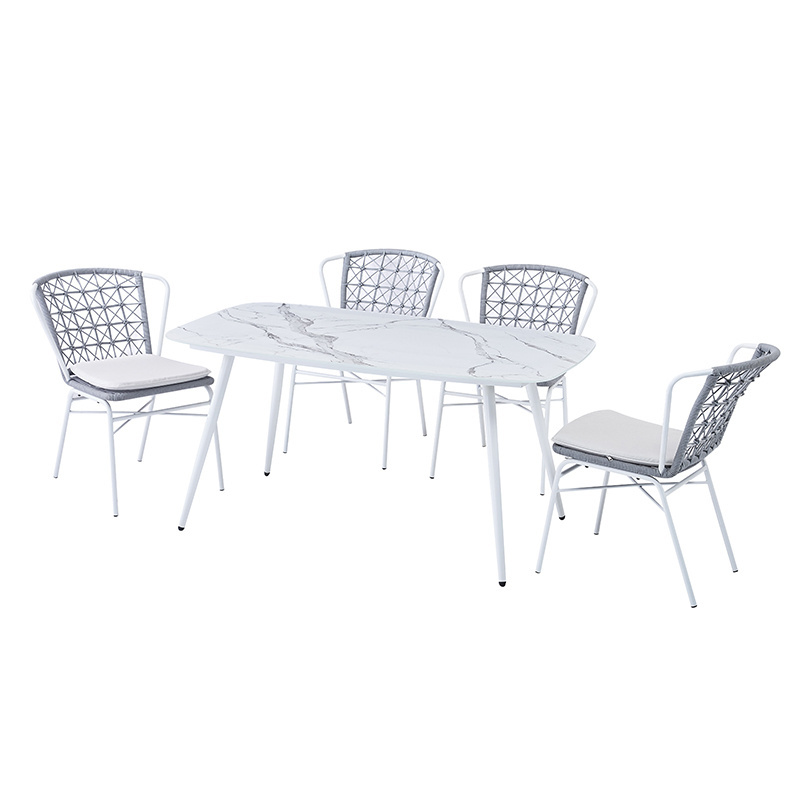 funiture pool set nordic style extendable aluminum furniture wicker round garden and chair composite outdoor dining table for 8