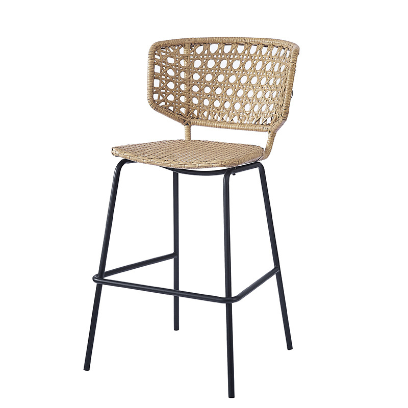 woven highback balcony furniture patio high back wicker end aluminum dining stools and garden bistro outdoor high chairs