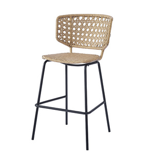 woven highback balcony furniture patio high back wicker end aluminum dining stools and garden bistro outdoor high chairs