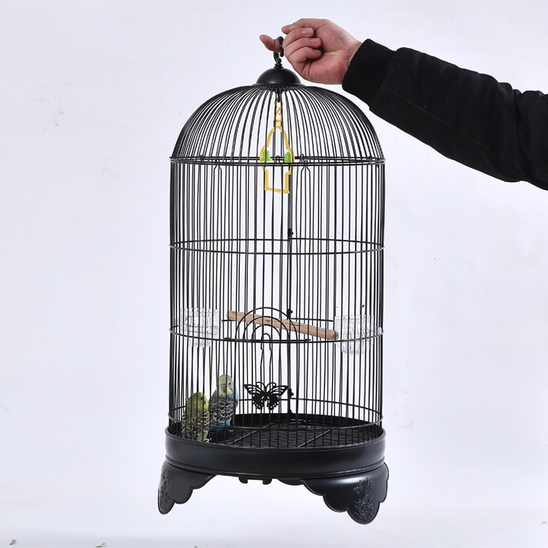 Wholesale high quality steel wires bird cage large parrot bird cage canary breeding cage