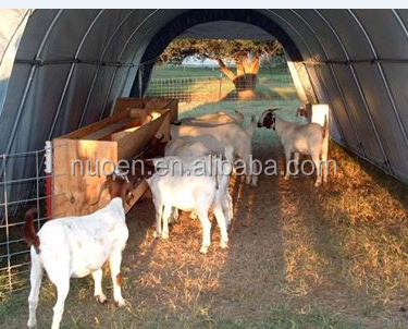 Cattle shelter llivestock tent animal shed sheep shelter shade Dome storage shelter steel structure PVC proof tent factory sale