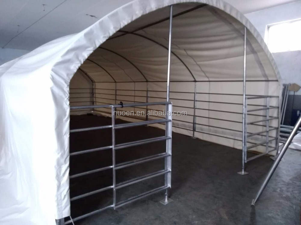 Cattle shelter llivestock tent animal shed sheep shelter shade Dome storage shelter steel structure PVC proof tent factory sale