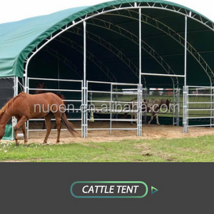 Cattle shelter llivestock tent animal shed sheep shelter shade Dome storage shelter steel structure PVC proof tent factory sale