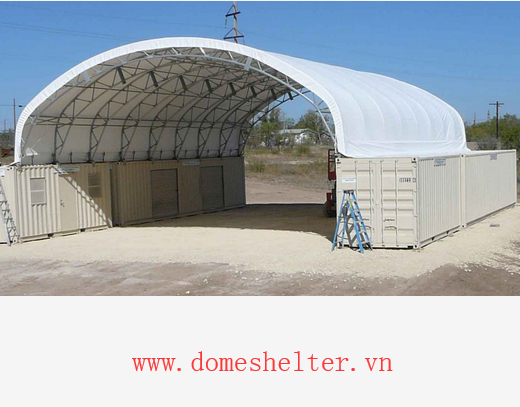 Australia Dome shelter outdoor 20FT / 40FT container shelter PVC/PE proof tent factory direct sale