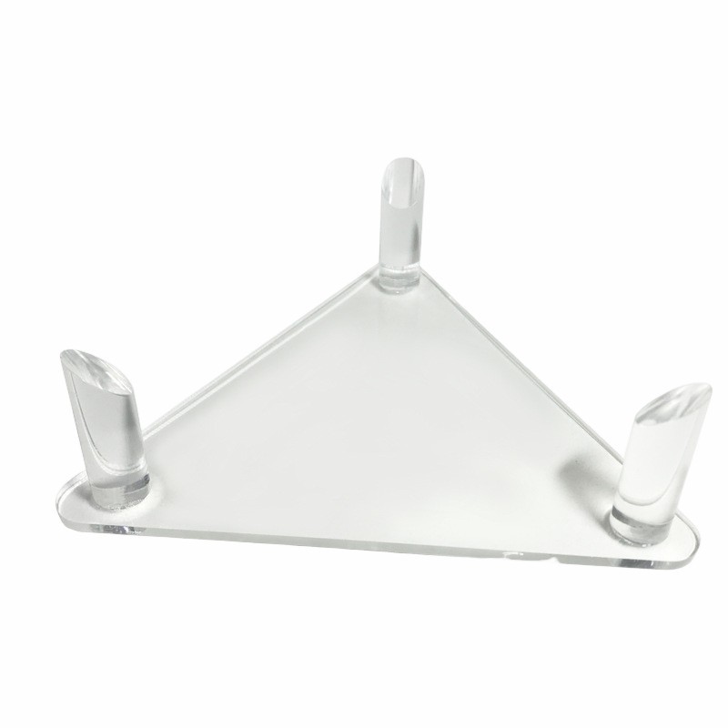 Triangle Shape Acrylic Football Display Holder Wholesale Cheap Basketball Holder Rack Stand