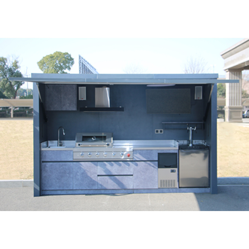 Bbq grills with electric lighter barbecue Outdoor Kitchen Cabinet With Gas Stove