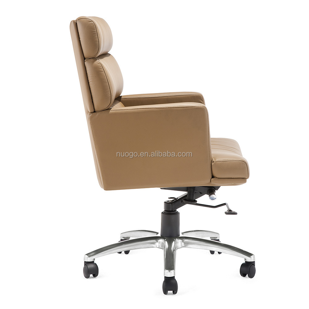 GS-257B Modern Executive Office Chair Big and Tall Height Adjustable PU Leather Swivel Seat for Boss Director Manager