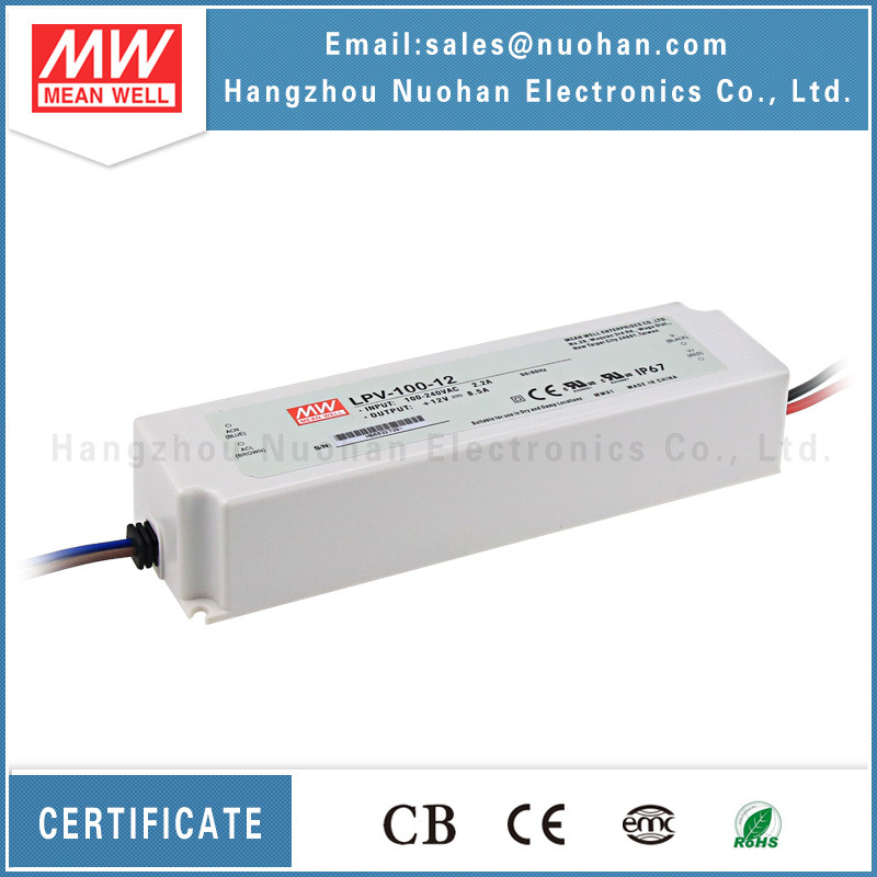 Mean well LPV-100-12 100w 12v waterproof led driver 100w 12v led driver