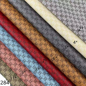 V284 Textiles Leather Product Designer Luxury Brand Style PVC Leather Fabric for Shoes Bags Accessories Upholstery Craft Leather