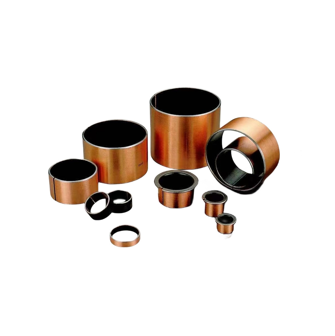 Flange bronze Bush Claas 637771, CuSn8P WB-WF 802 Bronze bearing with collar, FB092 Flanged bronze bush bearing