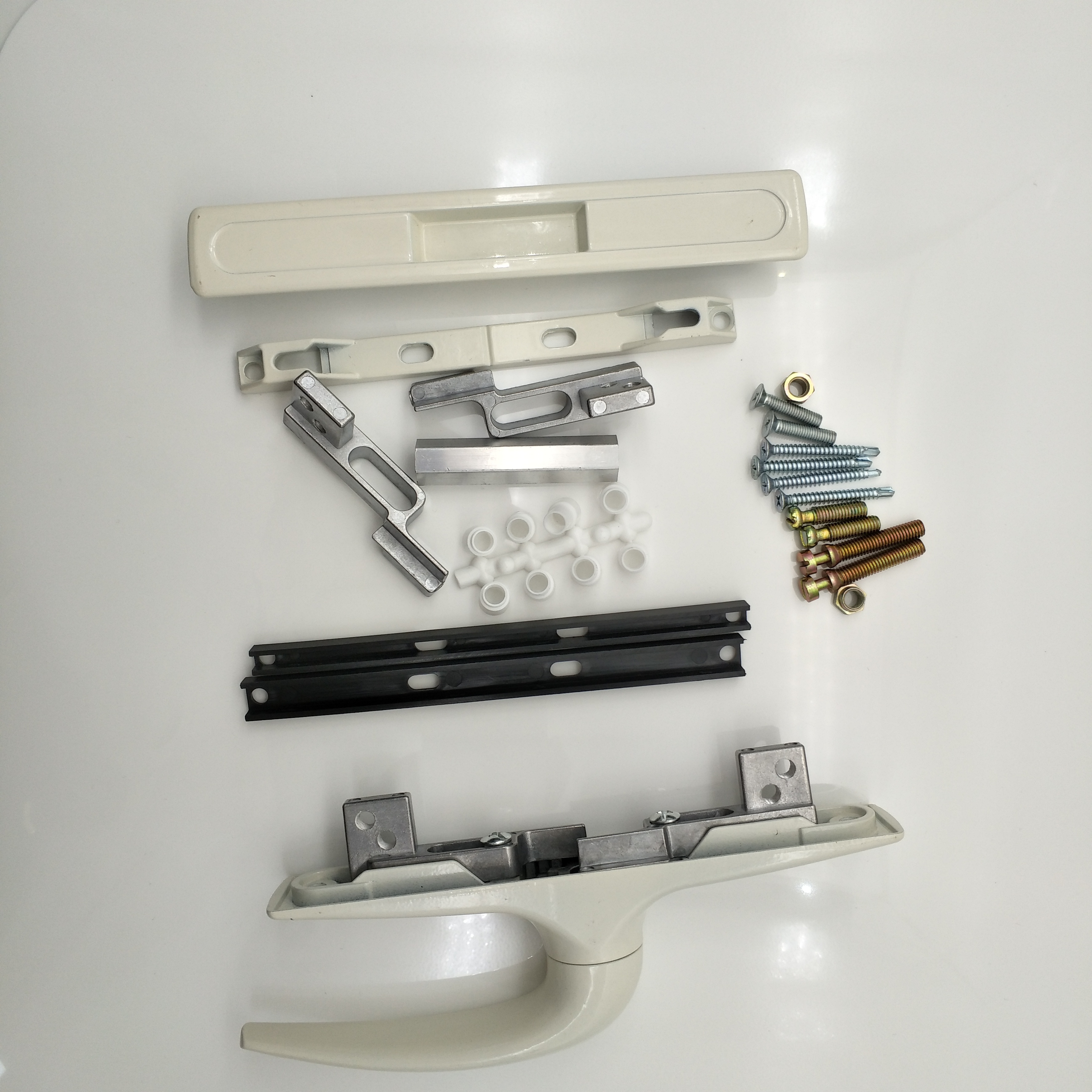 Top aluminium window security door lock with handle, door and window hardware accessories window sliding handle