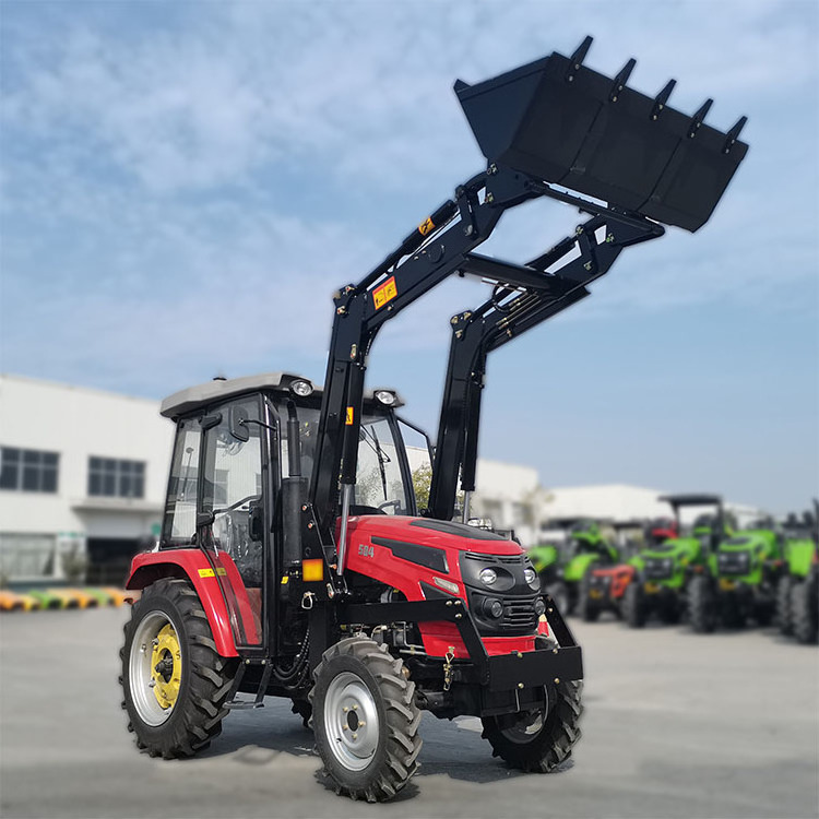 Loader bucket small tractor for sale tractor for agriculture with front loader and 4x4  mini tractor garden