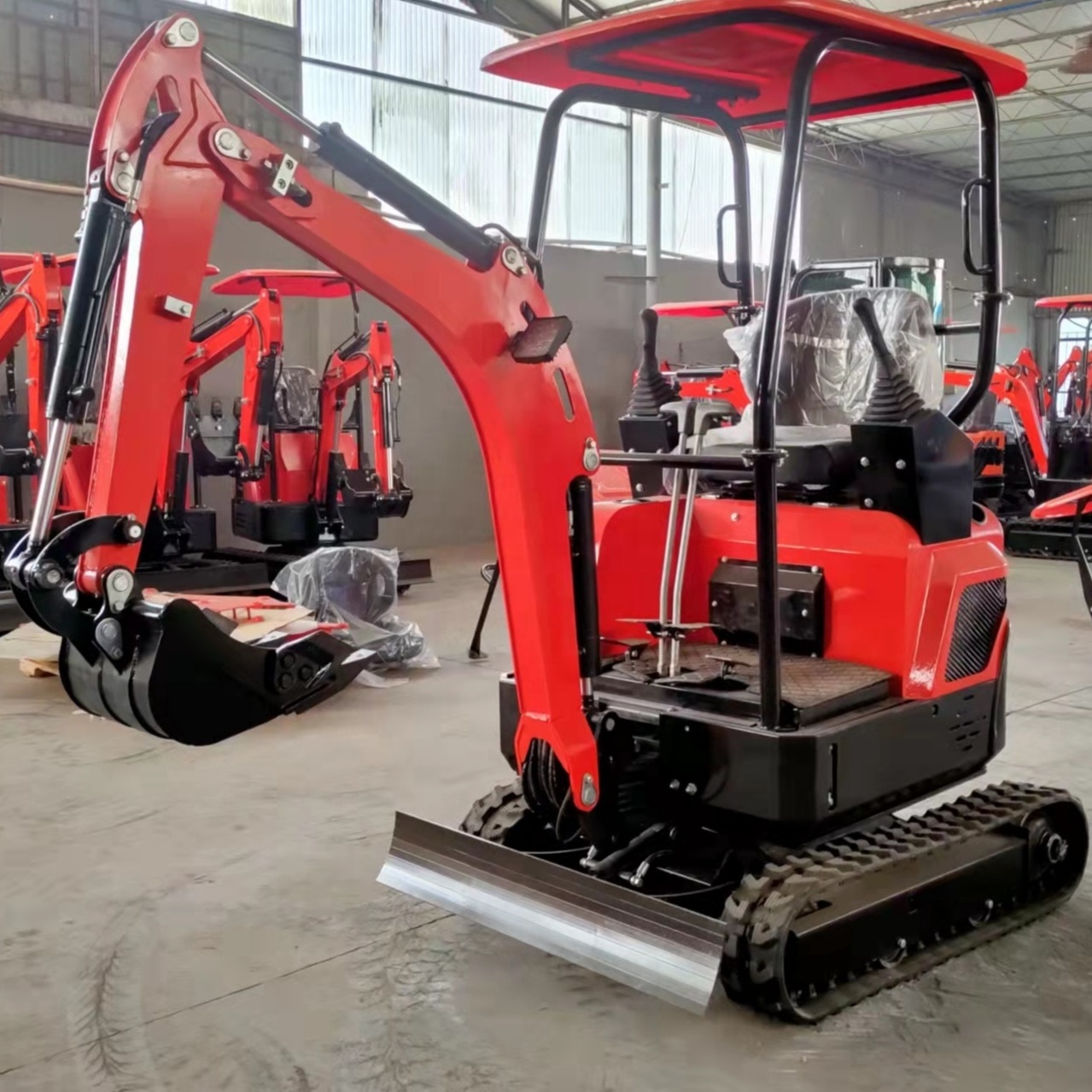 wholesaler mini digger 1.5 ton mini excavator 1.5 ton with side swing boom