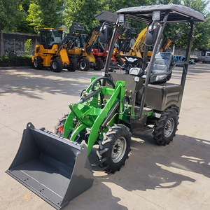 Cheap 400kg-6ton Mini wheel loaders  mini front end loader small diesel/electric loader best price