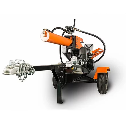 7.5 ton - 25 ton Horizontal And Vertical gasoline/petrol mobile wood chipper log splitter