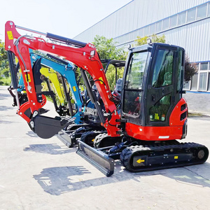 FREE SHIPPING Mini Excavator 3.5 Ton EPA Farm Used New Crawler Digger Kubota Engine Chinese small Excavators 1 ton 2 ton Machine