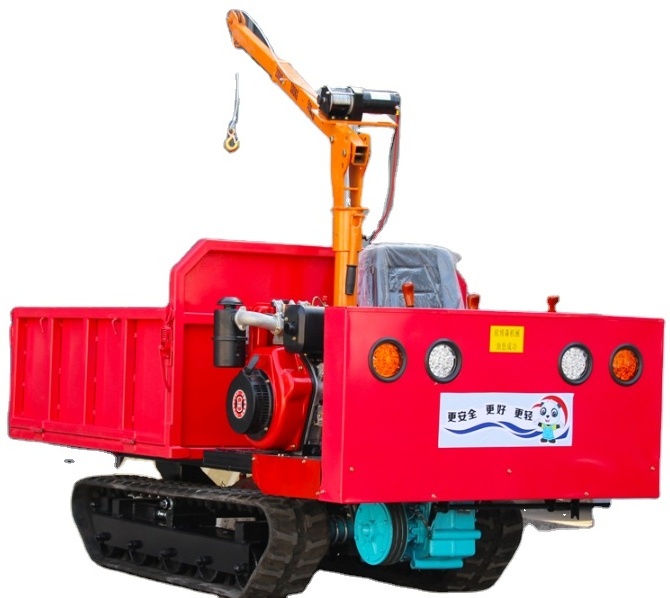 NUOMAN Mini Dumper Trucks Track Truck Dumper Mini 500 kg Crawler Dumper Trucks Rubber Track For Sale