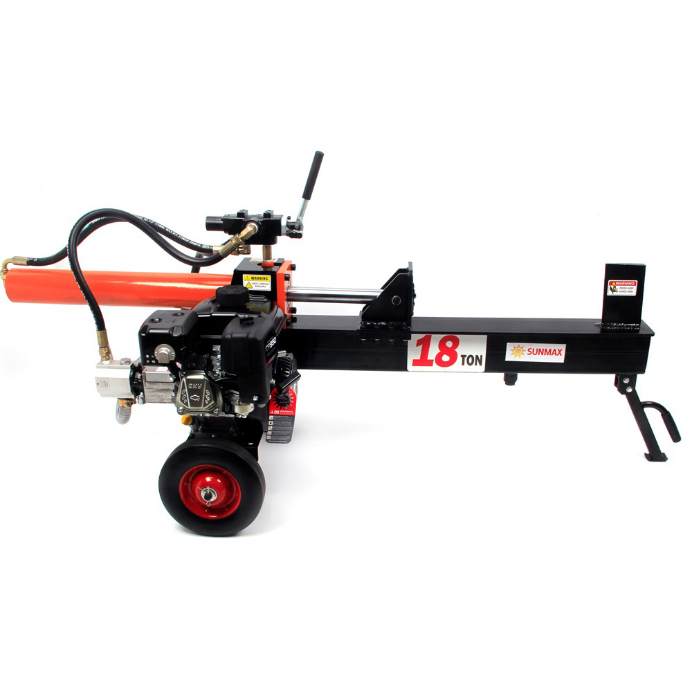 Cheap log cutter and splitter machine horizontal kinetic log splitter/wood splitter for sale